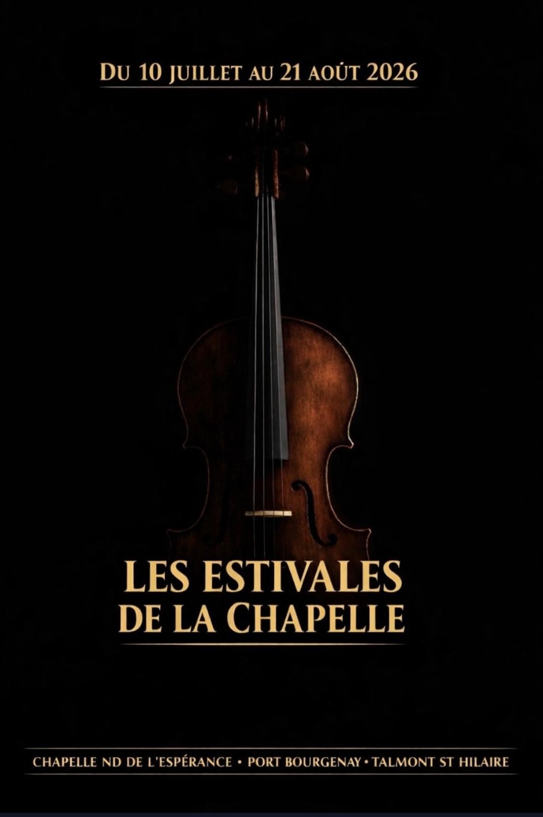 Affiche Les Estivales de la Chapelle